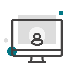 user in the screen computer icon user in the screen computer icon